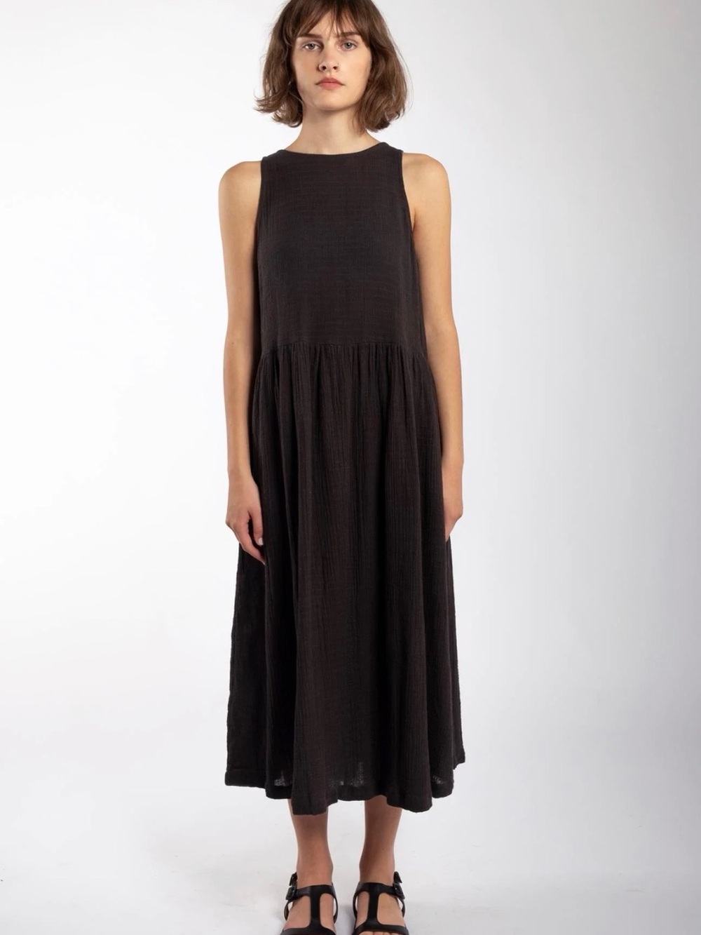 Micaela Greg Faded Black Tank Dress